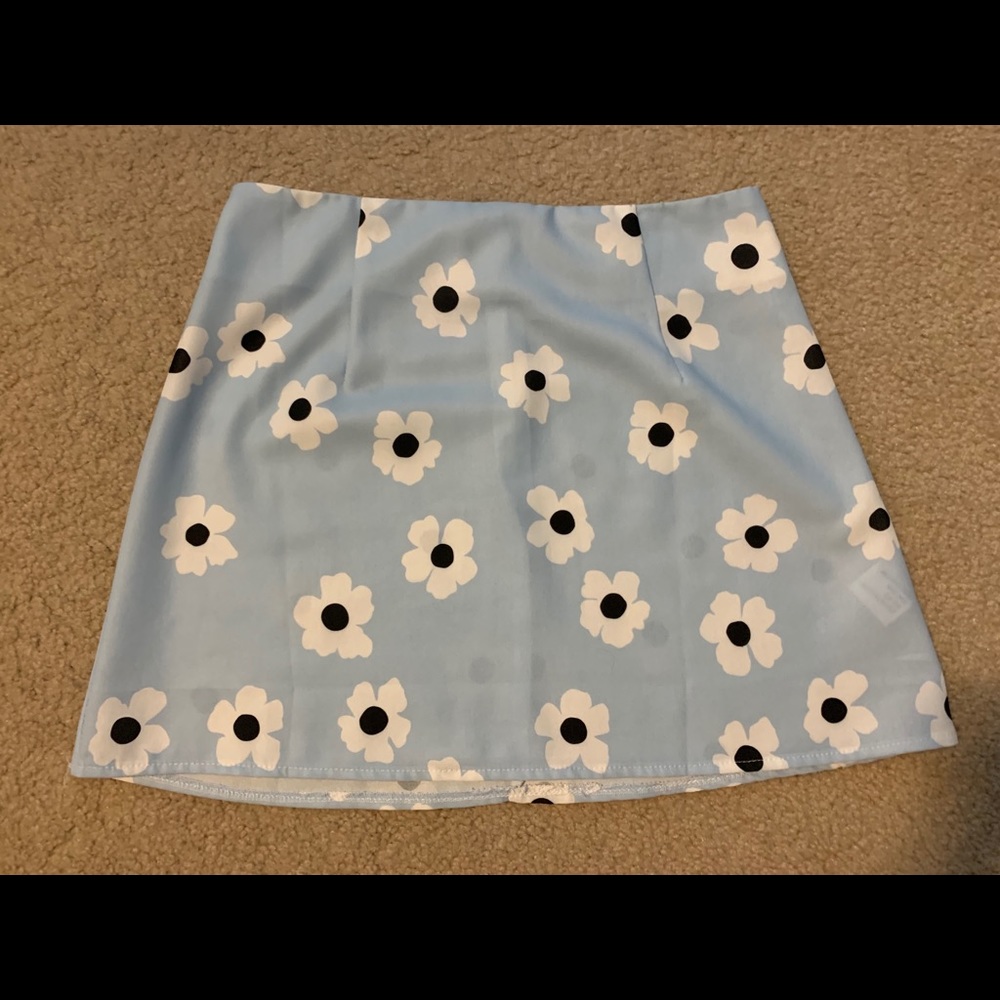 Blue flower Skirt